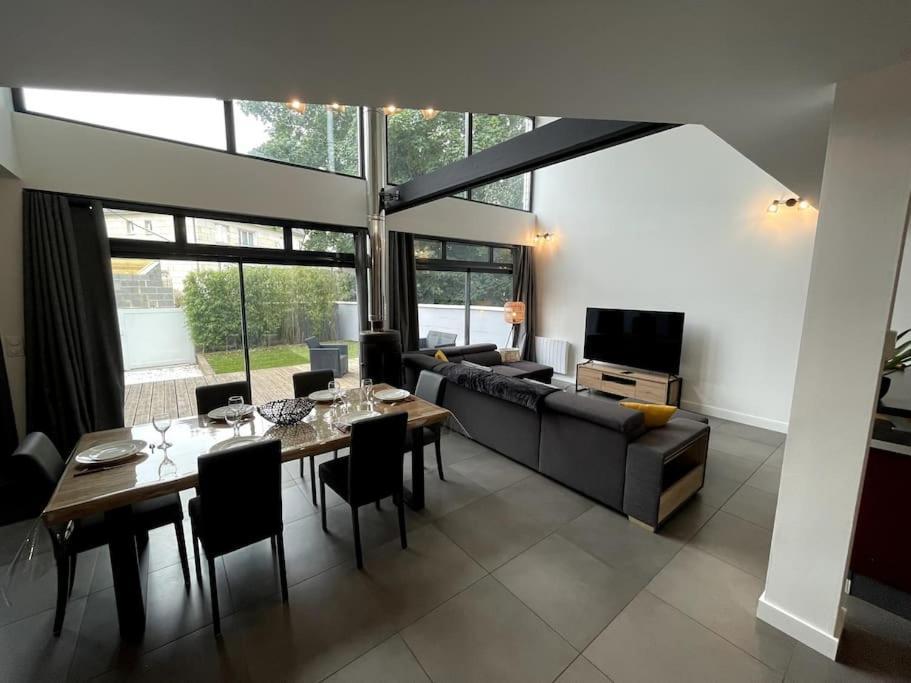 Superbe Loft Lumineux A Caen Lägenhet Exteriör bild
