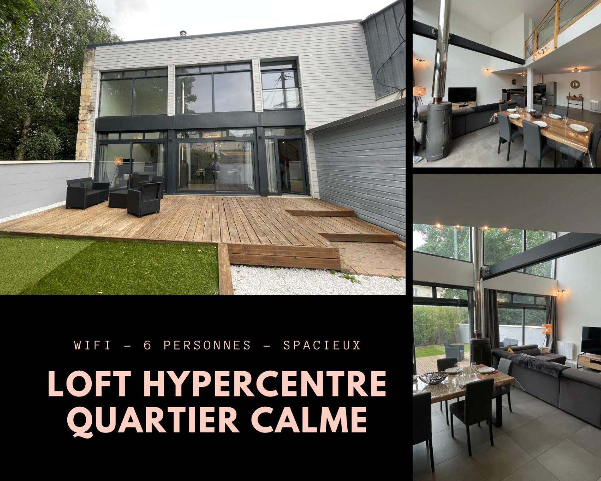 Superbe Loft Lumineux A Caen Lägenhet Exteriör bild